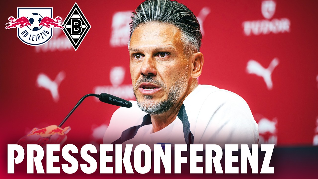 „Wir wollen attraktiven Fußball bieten" | PK vor RB Leipzig - Borussia M'gladbach | Bundesliga