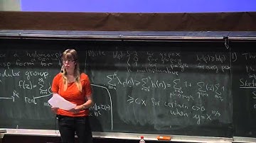 Kaisa Matomäki - On the distribution of Fourier coefficients of modular forms