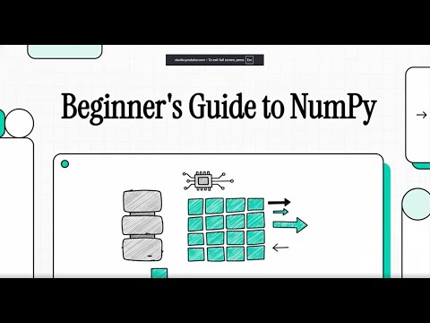 Beginner's Guide to NumPy: Mastering Arrays for Python Data Science & Scientific Computing