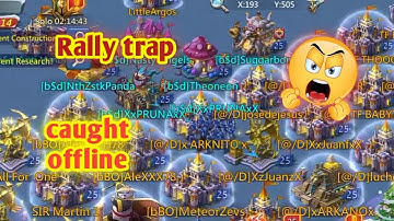 Shield drop Targets | Rally & solo traps | Lords Mobile