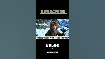 vlog 2 monkey goes to kedarnath #vlog2 #shorts #ai video #monkey