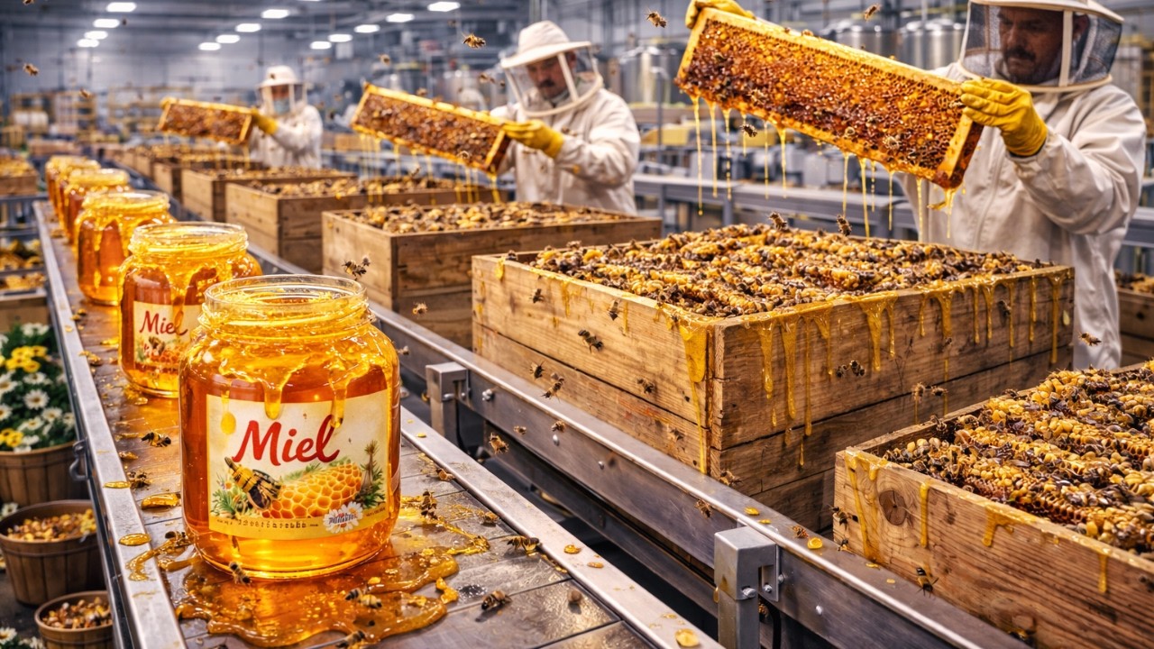 Comment c’est fait : Le Miel – L’incroyable transformation du nectar d'abeilles en or liquide !