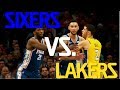 Let's Get It! Lakers vs Sixers (Sound Up)