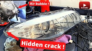 BMW Headlights Condensation repair part 2