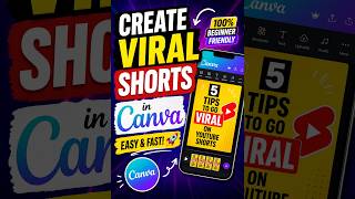 Create Viral YouTube Shorts in Canva 🔥 | Easy Canva Tutorial for Beginners #Shorts