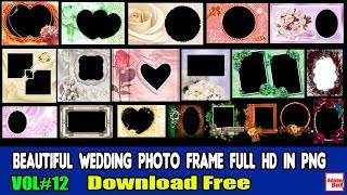 Beautiful Wedding photo frame Full HD in Png Free Download 2019 Vol#12 screenshot 5