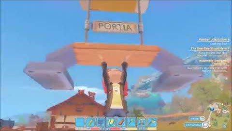 How To Place The Dee Dee Transportation Stops | My Time At Portia Part 6.