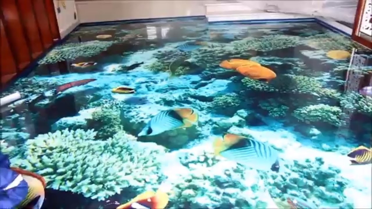 APLICAÇÃO DE PORCELANATO LÍQUIDO 3D OCEANO!