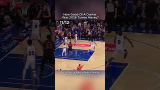 How Good Of A Dunker Was 2026 Tyrese Maxey? #nba #basketball