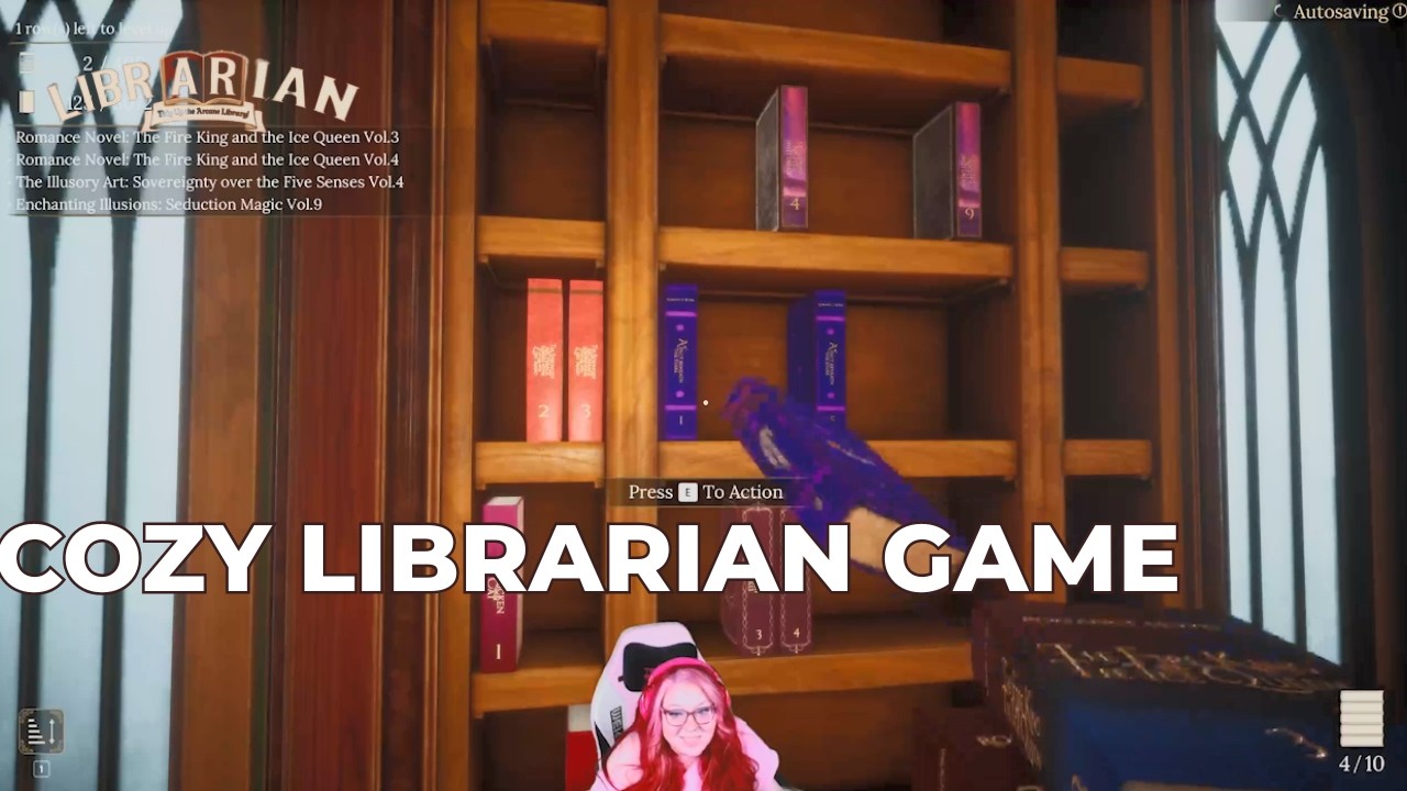 Librarian: Tidy Up the Arcane Library – Cozy Book Sorting & Magical ...