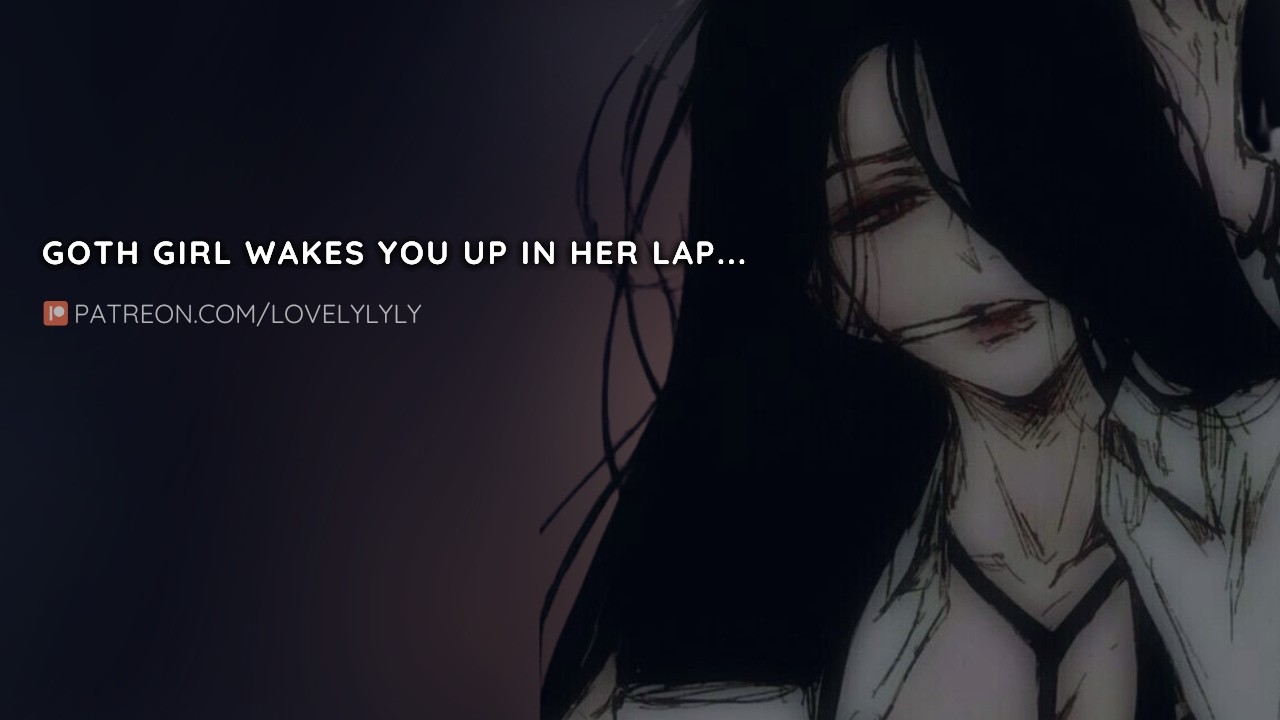 🖤 ASMR - Napping in A Goth Girls Lap.. | F4A | Soft Whispers | Head Pats | Sleep Aid