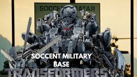 Transformers The Game (2007) | No commentary | Decepticon Campaign | SOCCENT Military Base