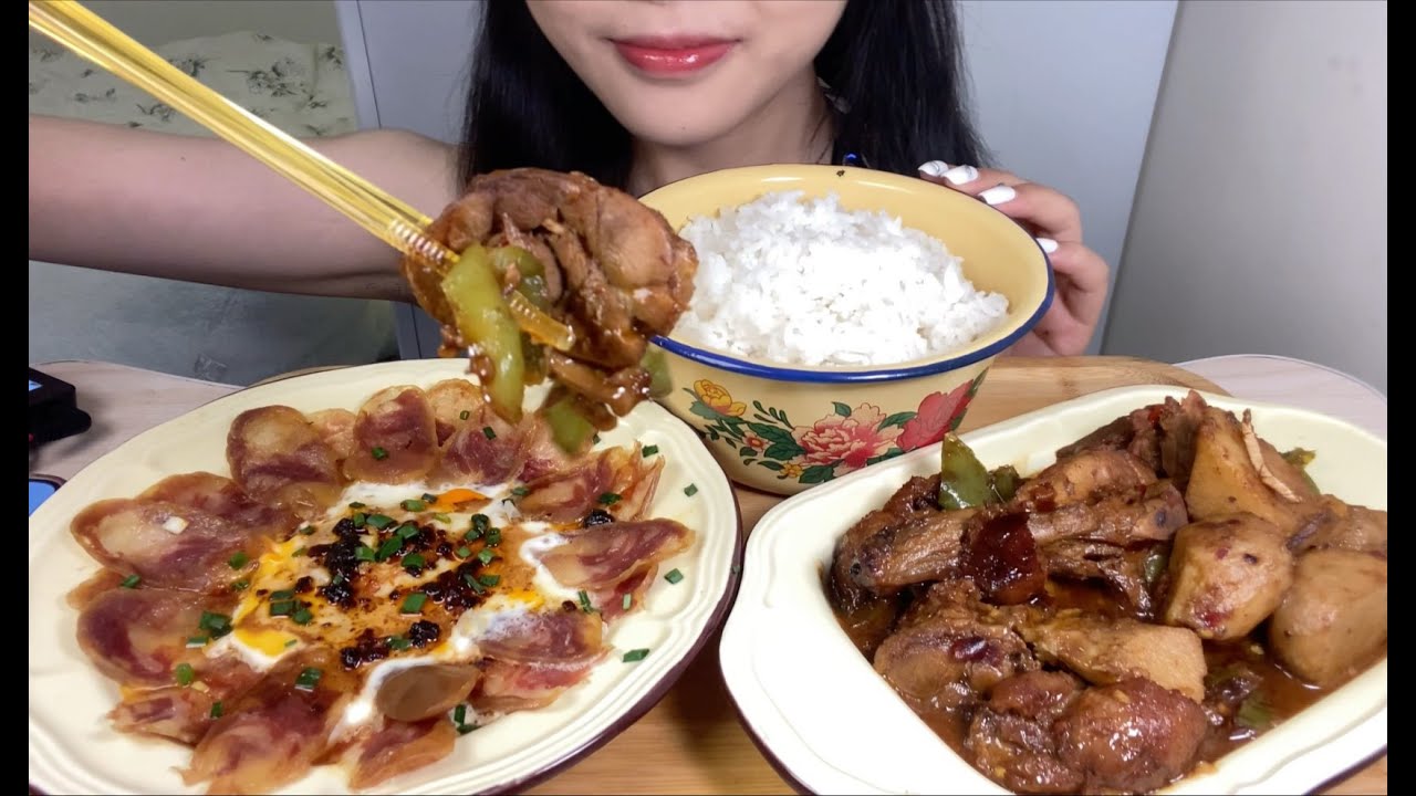 Lucky Sausage Steamed Egg｜Duck with Taro in Sauté