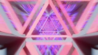 4K Abstract Triangle Tunnel Loop