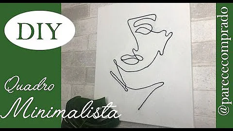 O que é um quadro minimalista?