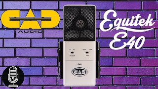 CAD Audio E40  The Newest Microphone In The Equitek Line  Supercardioid & Super Cheap  Review
