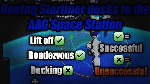 Boeing Starliner Docking to the AAG Space Station | Simple Rockets 2 (Docking Unsuccessful)