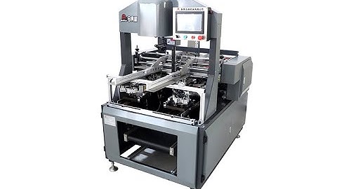 Automatic Corner Pasting Machine I 4 Side Corner Taping I 49 Boxes/per Min I 3s Graphic Solutions