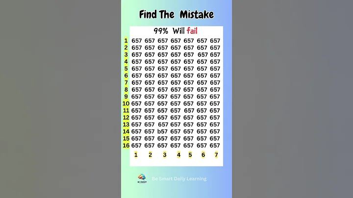 "Can You Spot the Mistake? 🔍 Test Your Observation Skills!" #shorts #observationskills #games