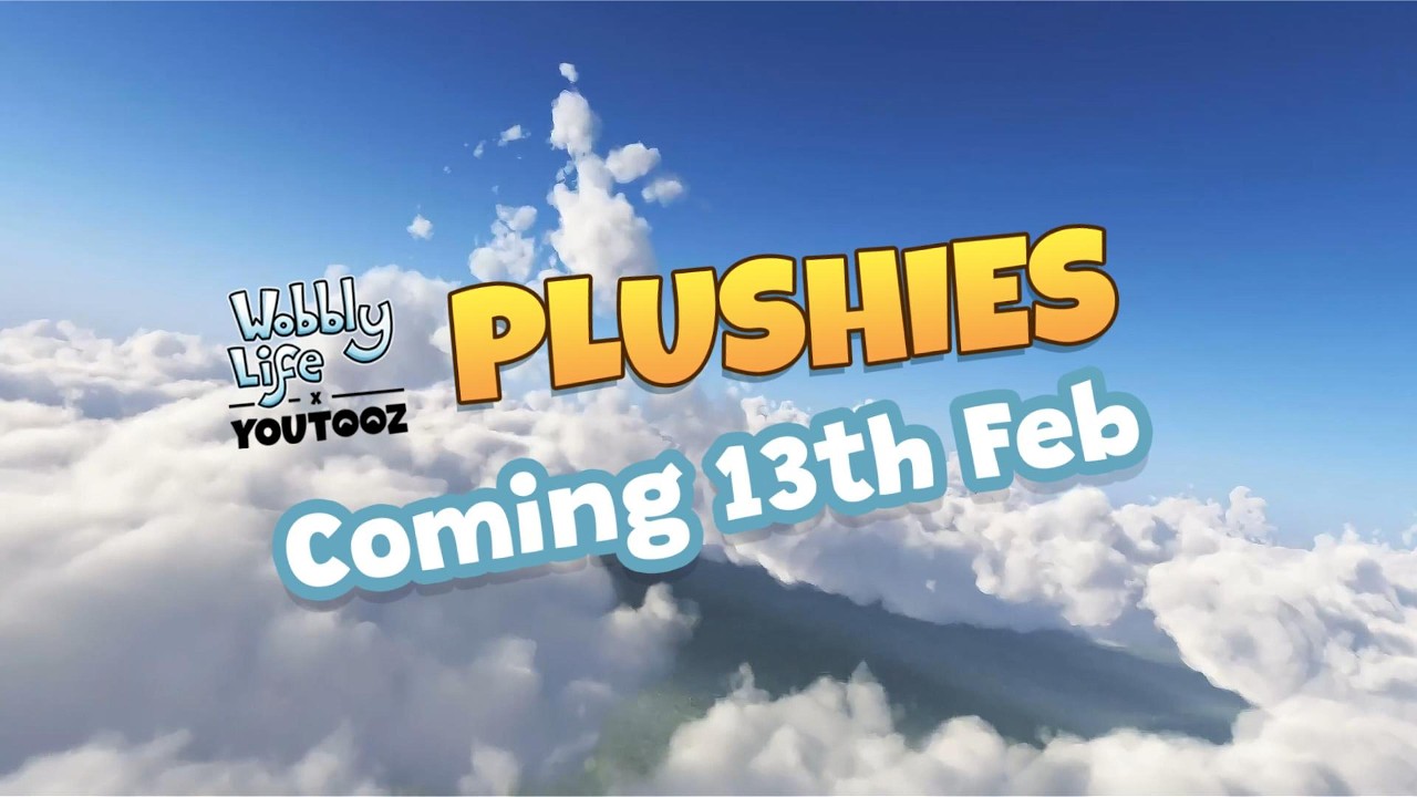 Coming Fri 13th of February: Youtooz x Wobbly Life Plushies!