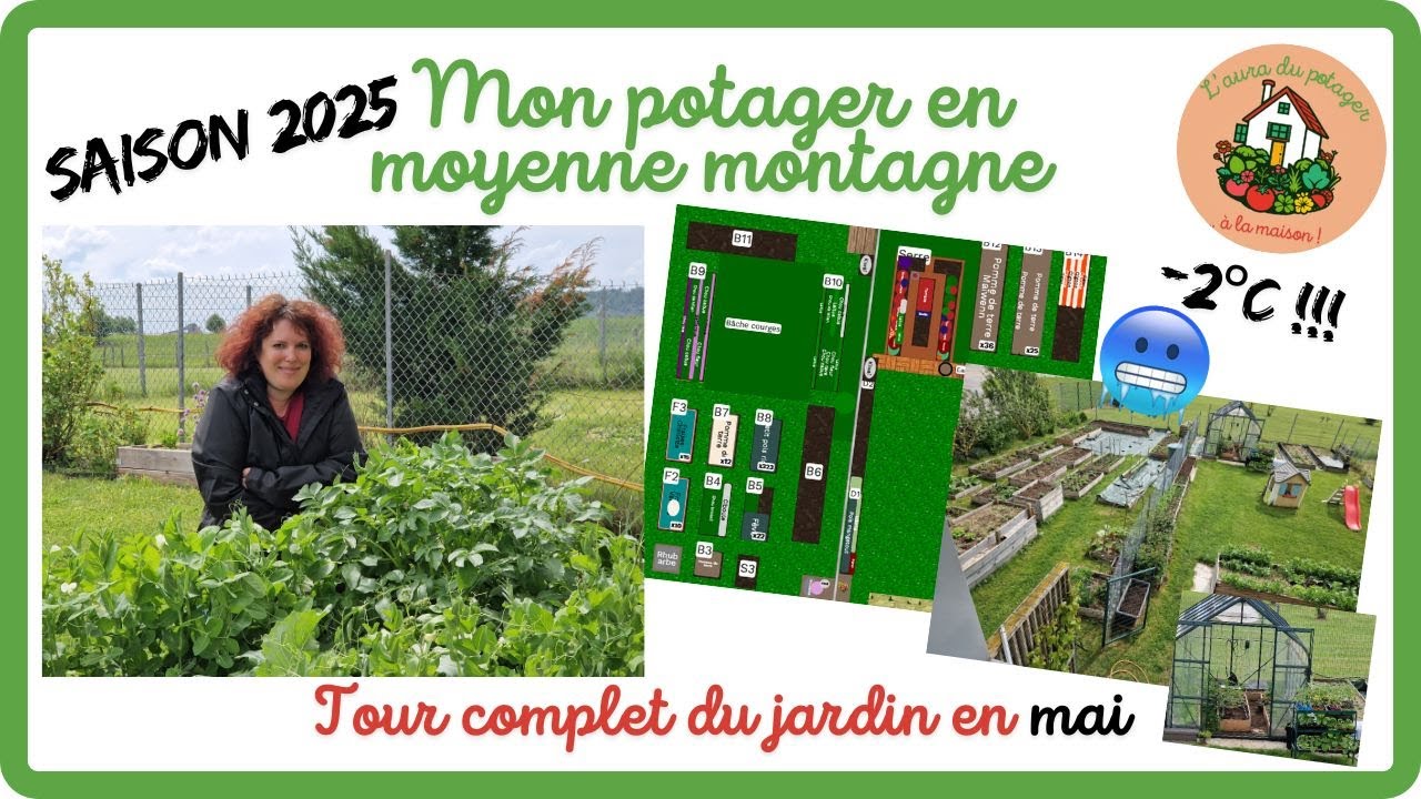 Tour complet du jardin en MAI