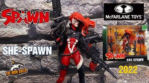 Mcfarlane Toys Remastered She-Spawn deluxe figure review!