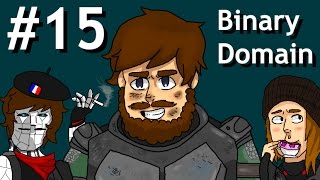 Cain: Amazing French Robot - Binary Domain - PART 15 - Bad Games Good Games