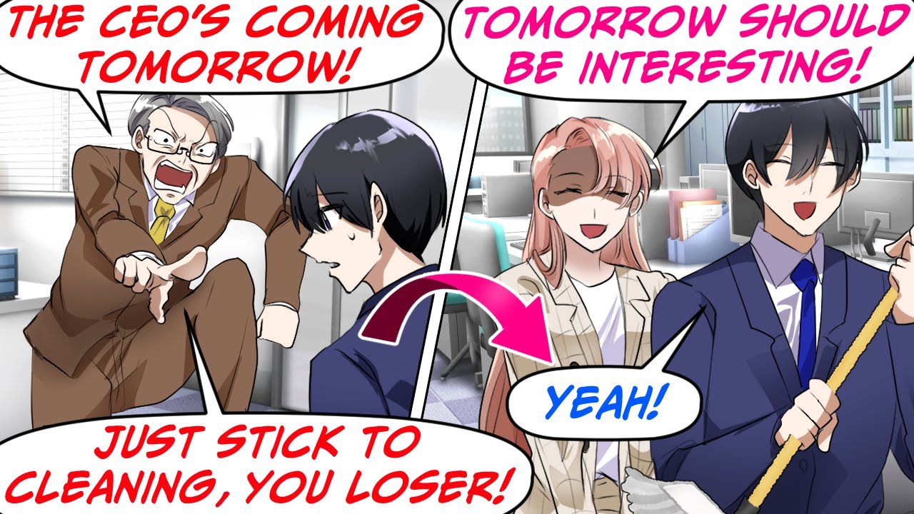Я поговорил с начальником отдела, и он взбесился! Он назначил меня уборщицей, но… [RomCom Manga Dub]