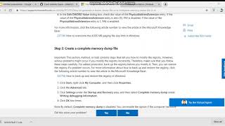 How to create a Memory Dump File in Windows