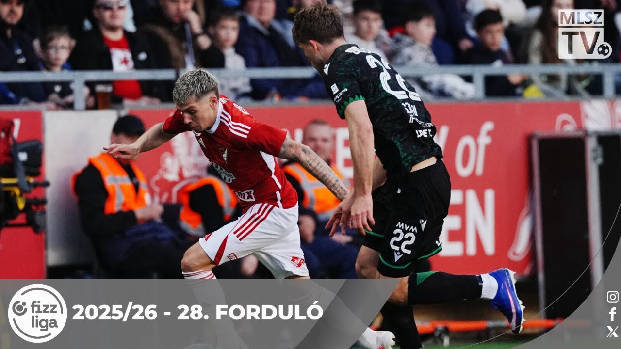 DVSC – Ferencvárosi TC | 0-2 | (0-0) | Fizz Liga | 28. forduló | MLSZTV