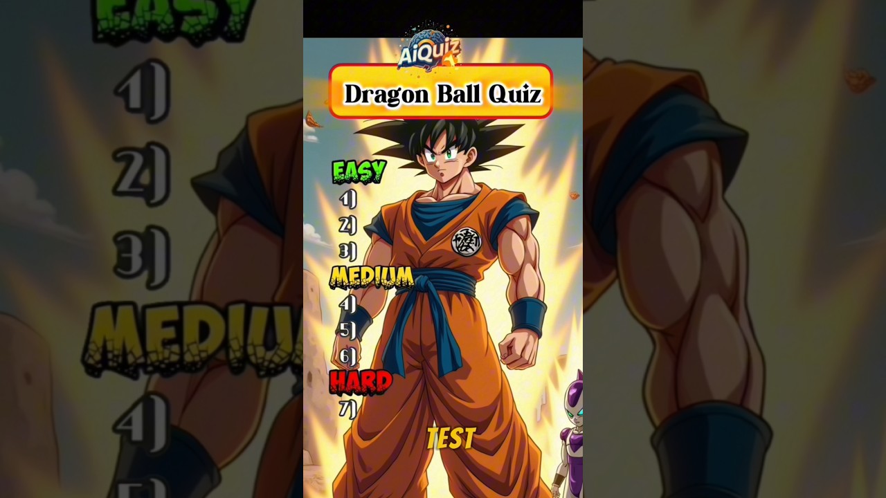 Dragon Ball Quiz.Goku. 
