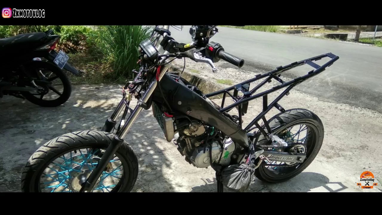 Vixion Supermoto Proses Perakitan Zkmotovlog Youtube