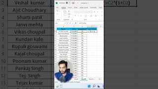 how to make salary increment sheet in excel | salary increase with grade or percentage in excel