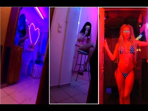 Frankfurt RED LIGHT DISTRICT in BREITE GASSE (Walking through part1)