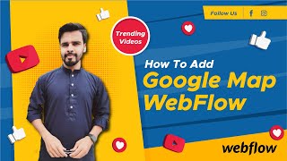 How To Add Google Map in Webflow in Urdu/Hindi | How To Embed Google Map in Webflow | Webflow