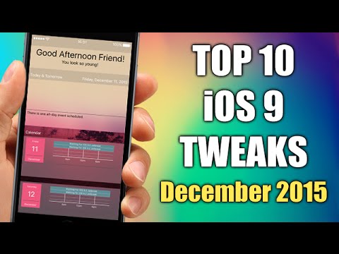 Download TOP 10 iOS 9 Jailbreak Tweaks - December 2015 - All New Tweaks