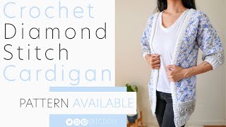 How To Crochet Cardigan W Pockets Pattern Tutorial Diy