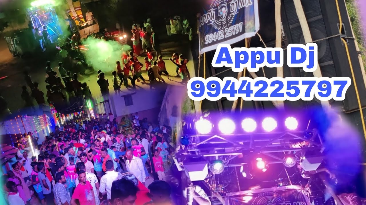 Appu  Dj outdoor program  Dj  tamil  remix song 