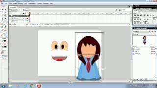 TUTORIAL MEMBUAT MATA BERKEDIP DAN MULUT BERGERAK PADA MACROMEDIA FLASH