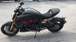 2020 Ducati Diavel 1260 S in Total Black at Euro Cycles of Tampa Bay