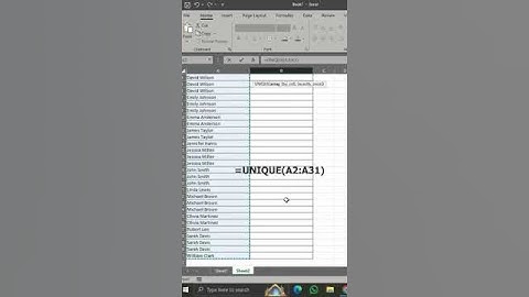 Excel UNIQUE Function Hack: Remove Duplicates & Extract Unique Values Quickly!