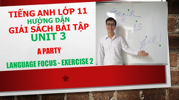 Tiếng Anh lớp 11 - Giải SBT - Unit 3 - Language focus - Exercise 2