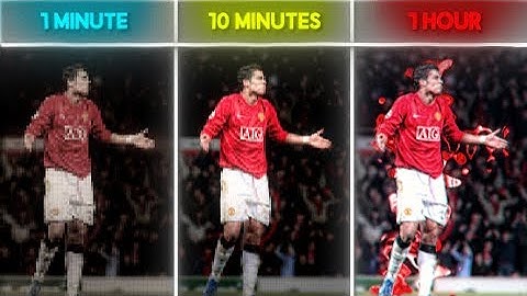 1 Minute vs 10 Minutes vs 1 Hour Edit Challenge! | After effects