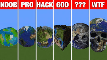 NOOB VS PRO VS HACKER Minecraft Pixel art✨Earth