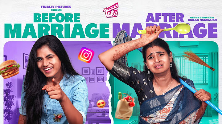 Girls Before Vs After Marriage 👰🏻‍♀️ | Ft. Abi, Sangeetha, Asha | Akilaa Natarajan | Comedy | Girly