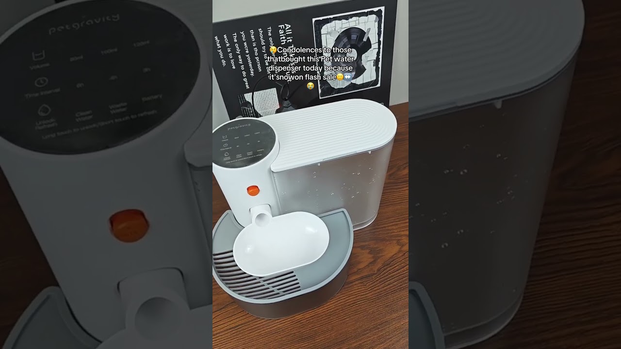 Smart pet water fountain, no filter needed! 
