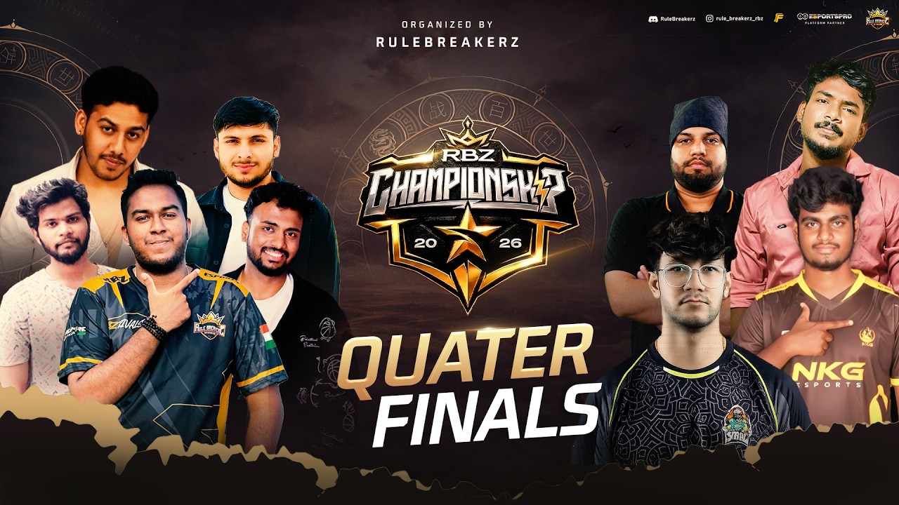 💥RBz Champ - 2026 | Quarter Finals : GDR , MBz , NKG , S8UL , HS | Tamil FreeFire Tournament