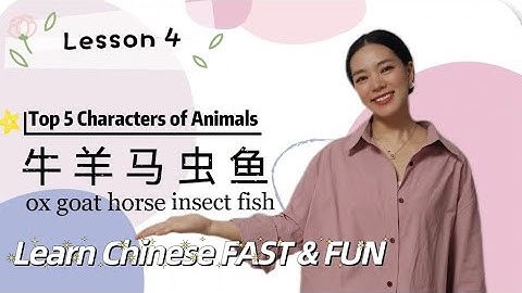 Lesson 4 Learn Chinese Characters with Pictures and Stories like a Native speaker for beginners