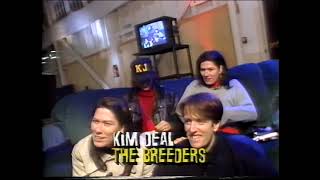 The Breeders clip discussing their castration video on MTV 120 Minutes with Lewis Largent 1994.01.16