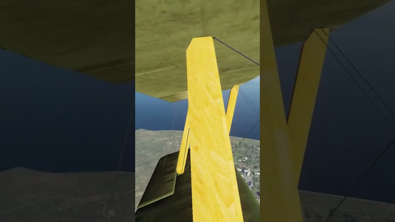 WWI fighter Sopwith Camel vs German Zeppelin 